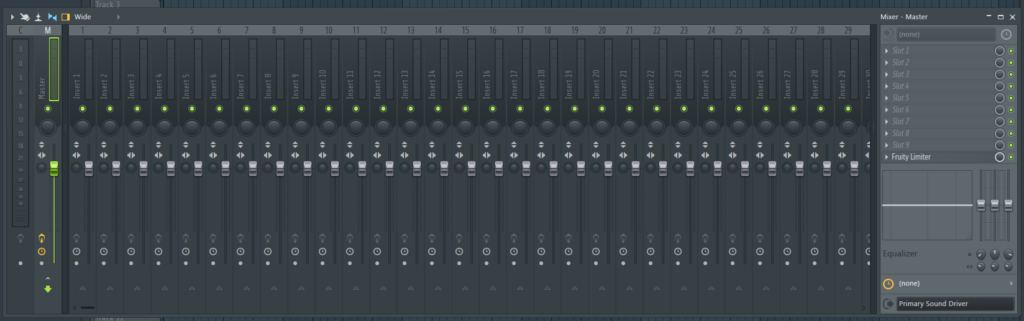 FL Studio Channel Rack.